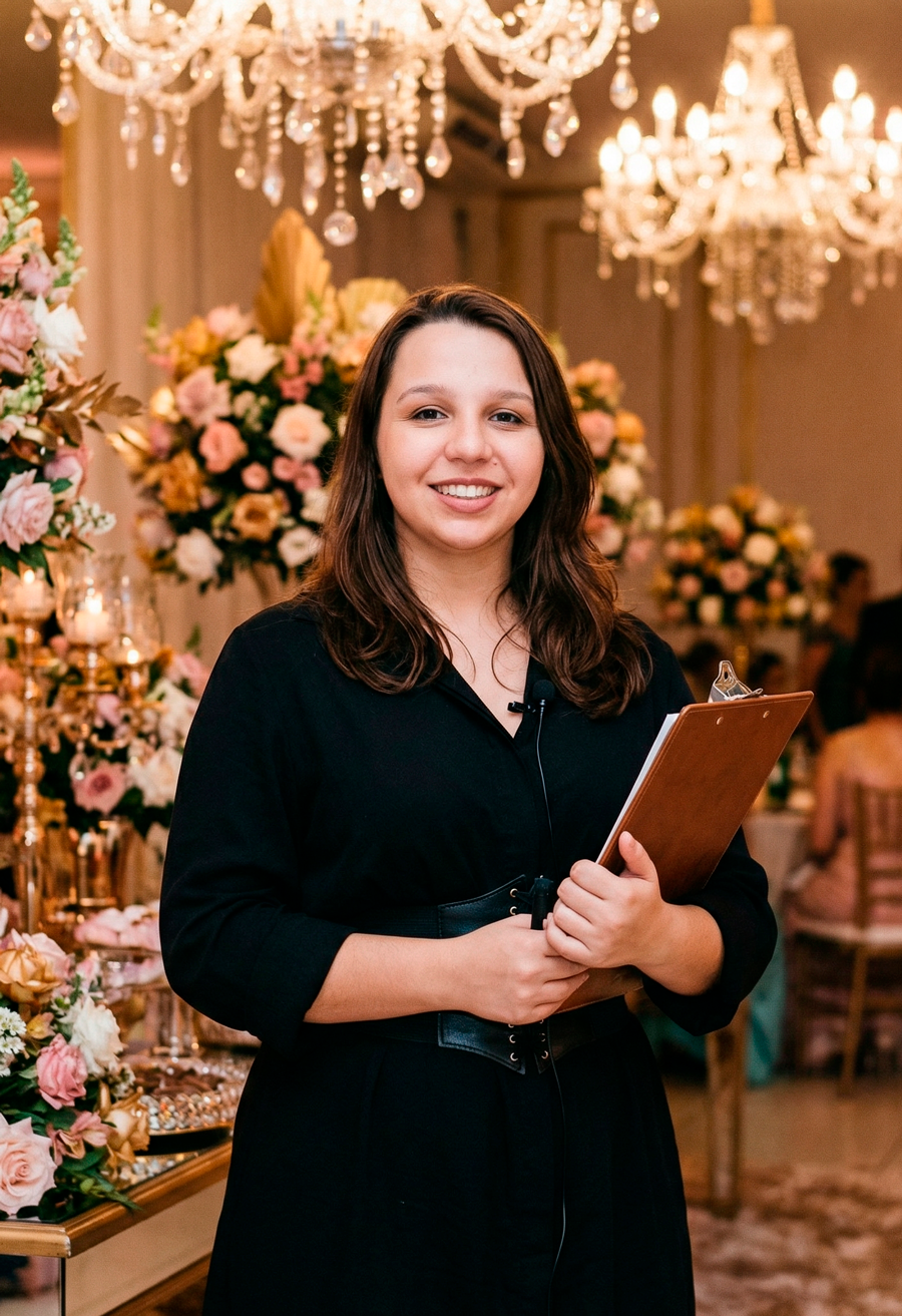 Mesa de jantar elegante em evento